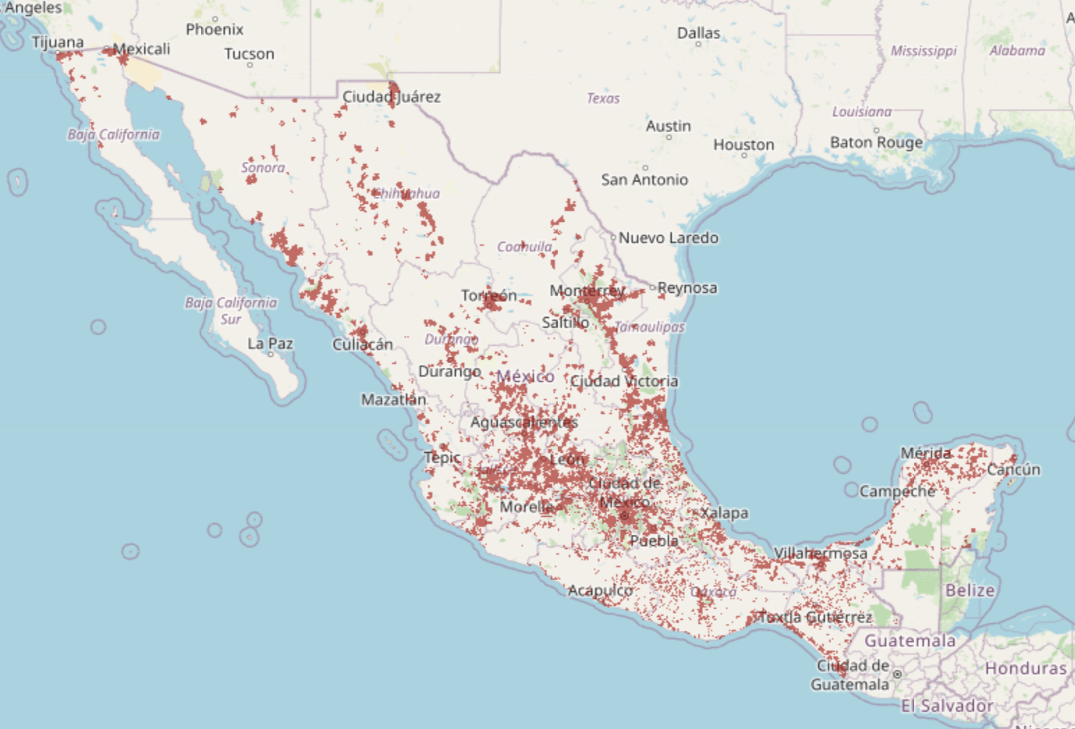 imagen mapa de cobertura vozmobile